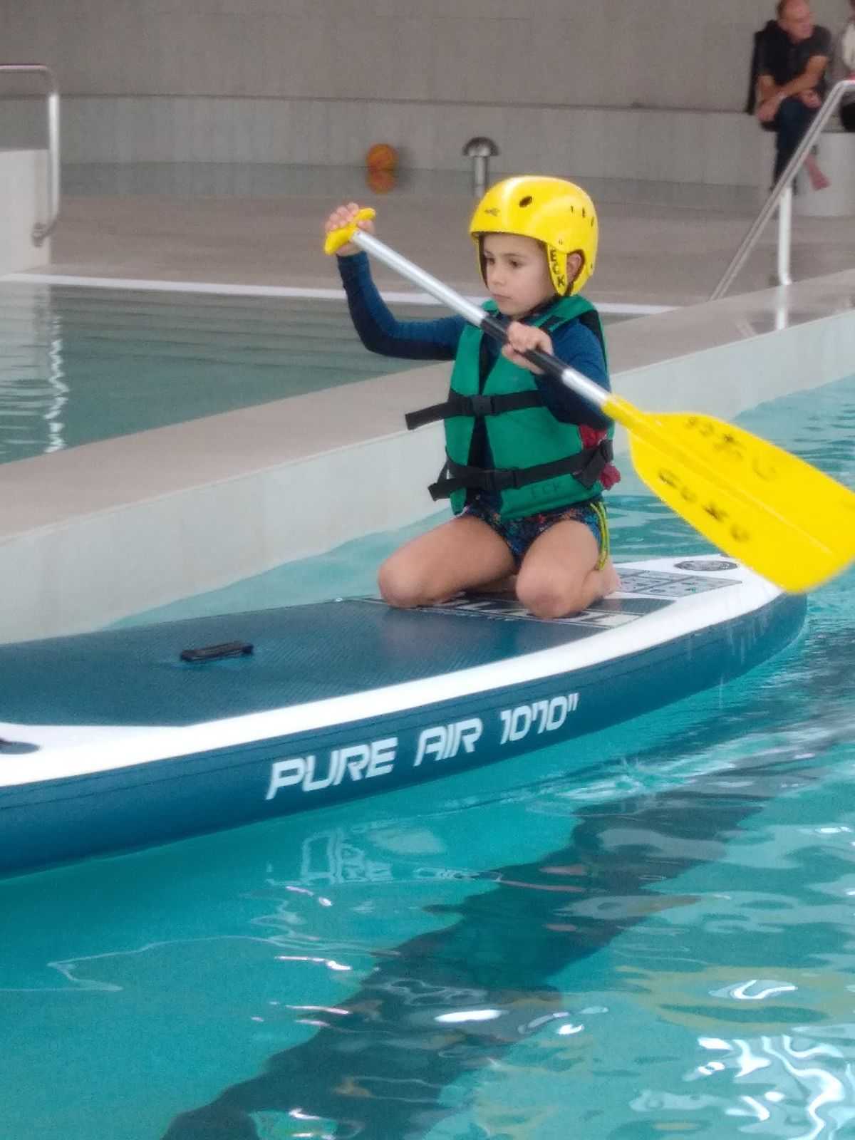 "Kayak en piscine"