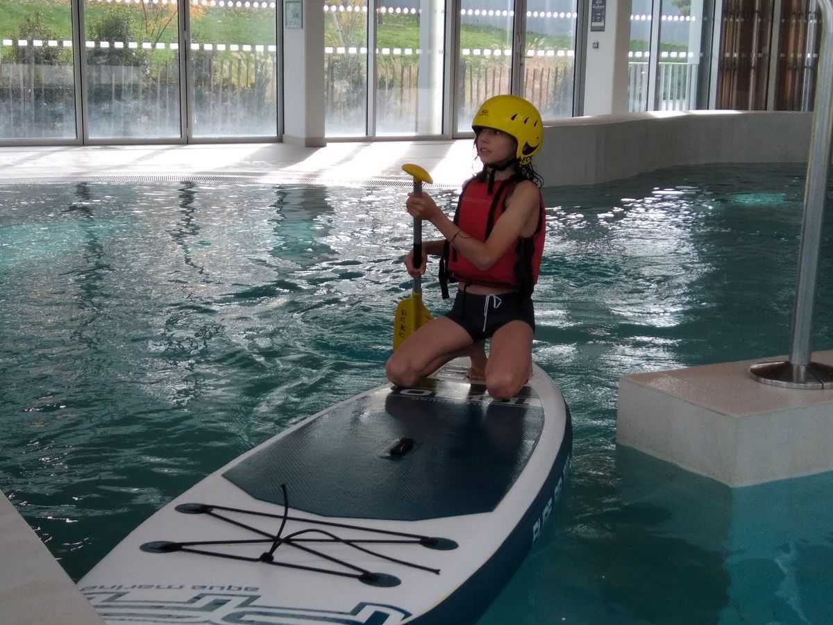 "Kayak en piscine"