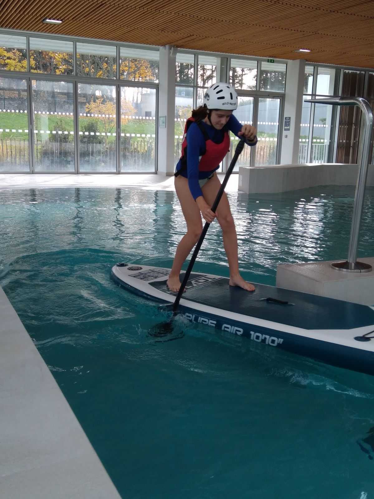 "Kayak en piscine"
