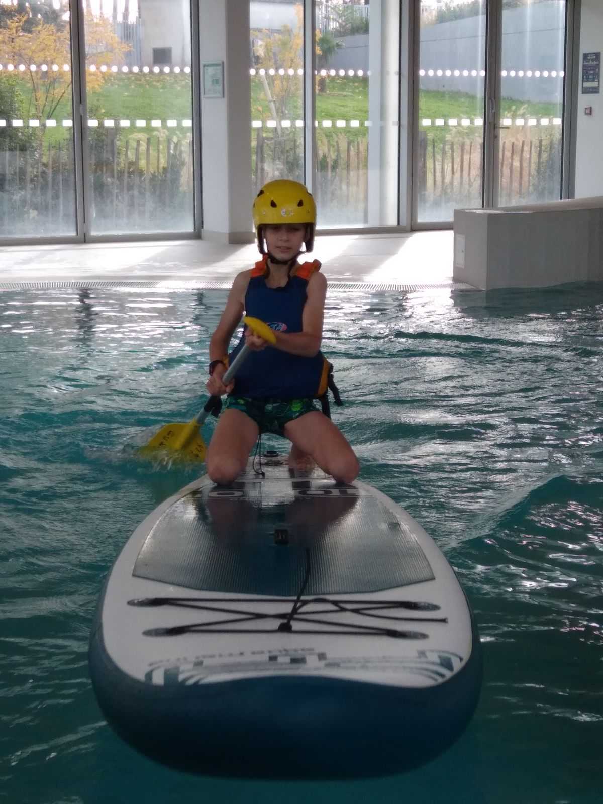 "Kayak en piscine"