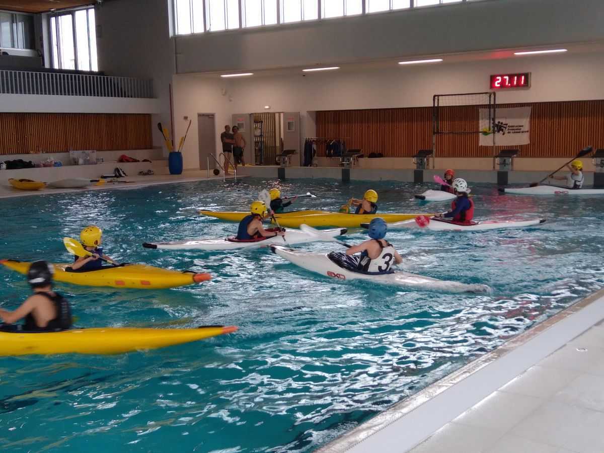 "Kayak en piscine"