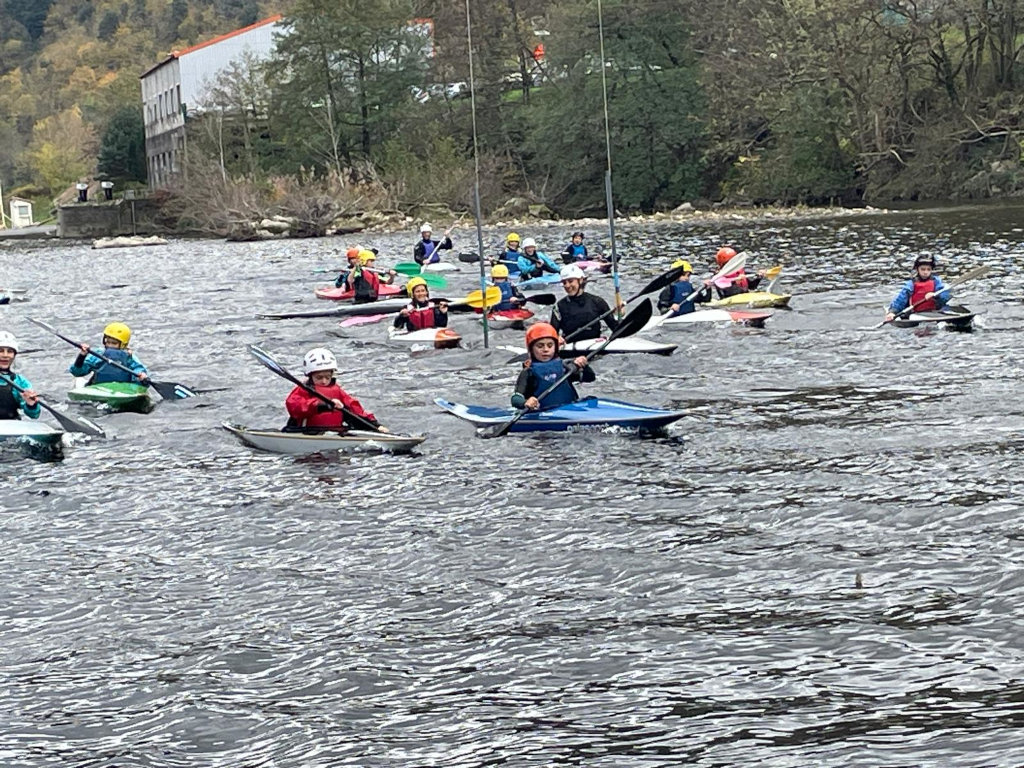 "Navigation sur l’Eyrieux avec Angèle Hug, championne du monde"
