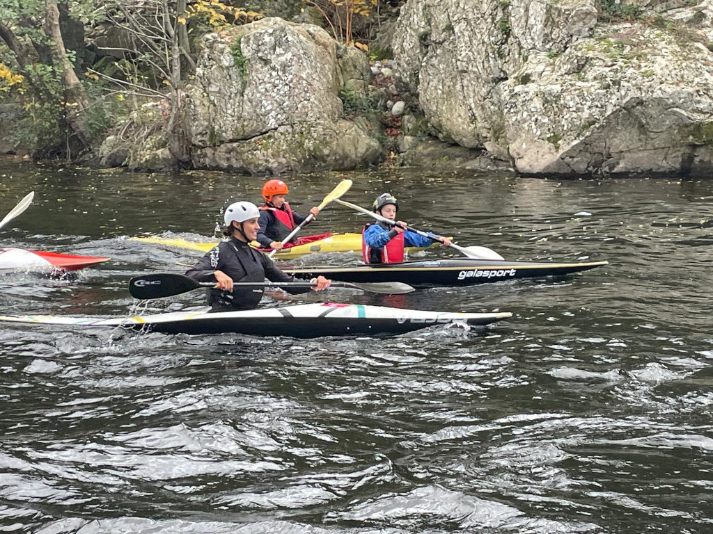 "Navigation sur l’Eyrieux avec Angèle Hug, championne du monde"