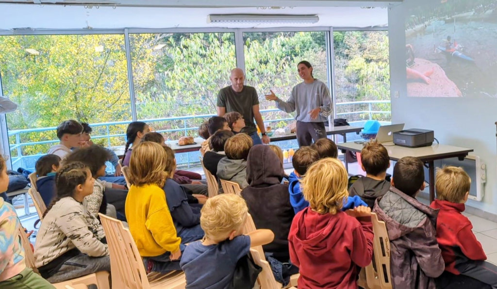 "Navigation sur l’Eyrieux avec Angèle Hug, championne du monde"